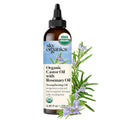 Sky Organics USDA Organic Castor Oil with Rosemary – Strengthening Oil for Scalp & Fuller-Looking Hair