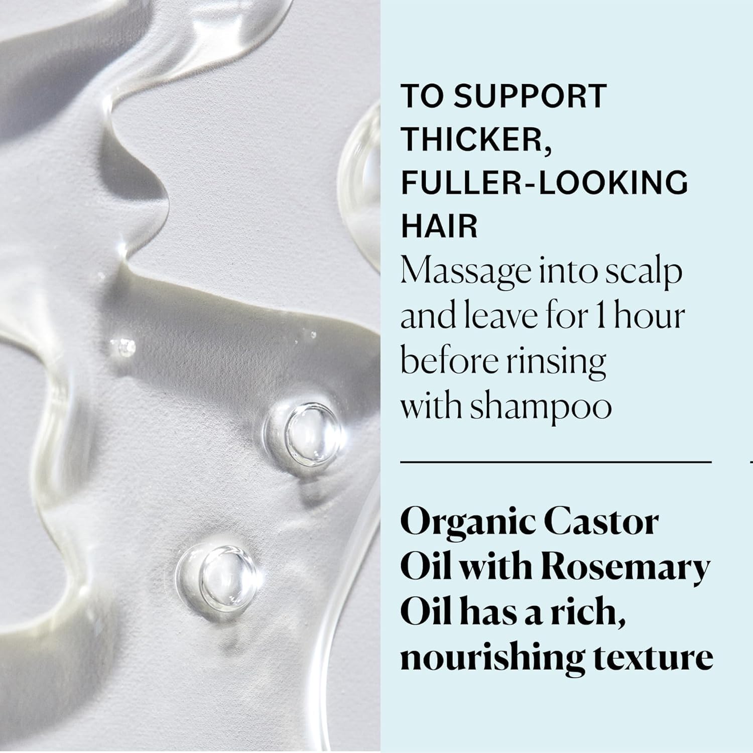 Sky Organics USDA Organic Castor Oil with Rosemary – Strengthening Oil for Scalp & Fuller-Looking Hair