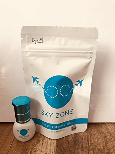 Sky Zone Eyelash Extension Glue 5ml — Fast 1-2s Drying, 6-7 Weeks Retention, Latex & Formaldehyde Free