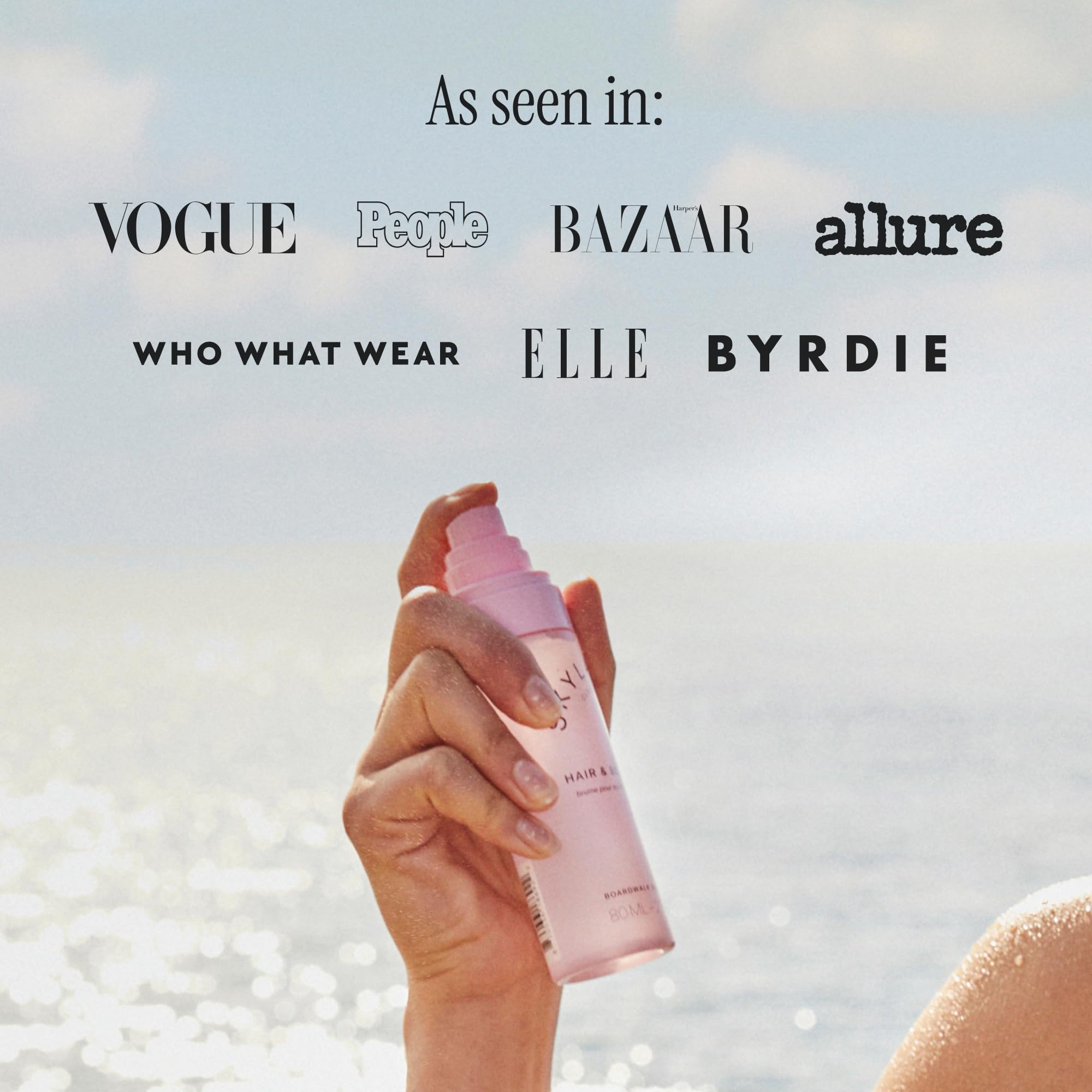 Skylar Boardwalk Delight Hair & Body Mist | Hypoallergenic, Clean Fragrance | Vegan & Cruelty-Free | 80 ml