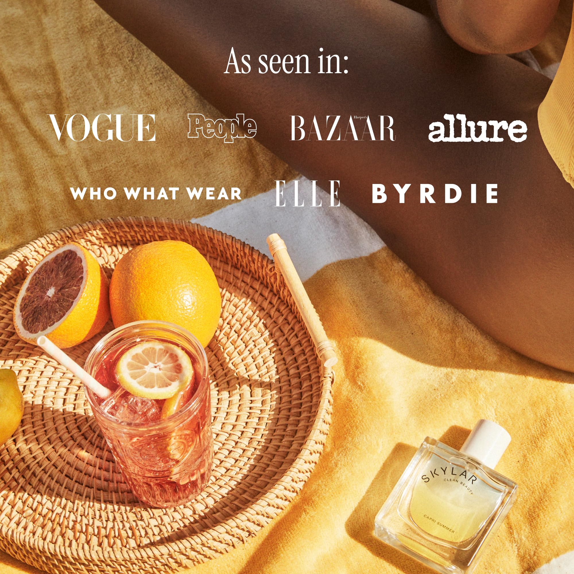 Skylar Capri Summer EDP – Hypoallergenic Clean Fragrance for Women & Men, 50mL