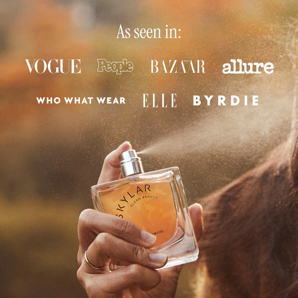 Skylar Fall Cashmere Eau de Parfum – Clean, Hypoallergenic & Vegan Spicy Gourmand (50 mL)