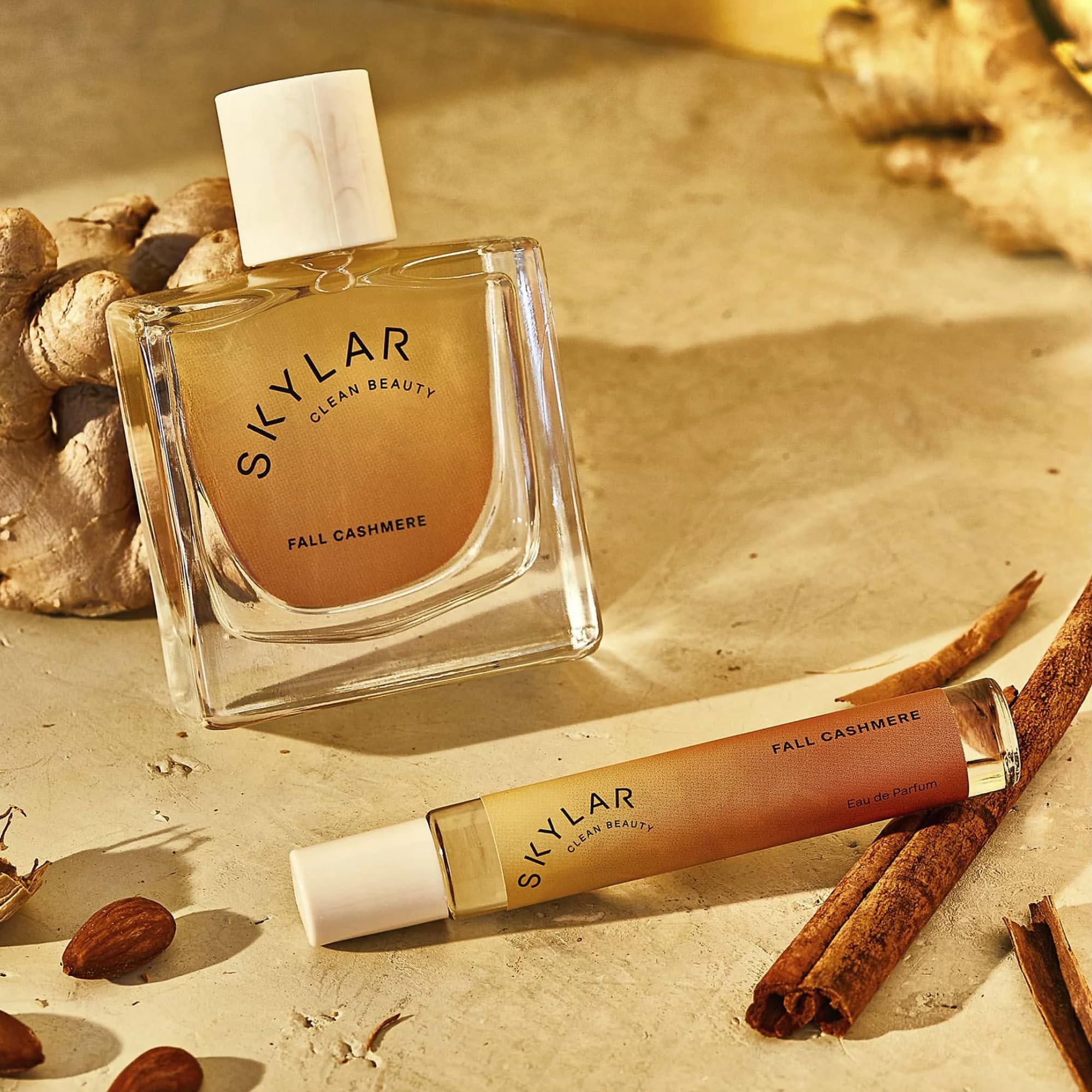 Skylar Fall Cashmere Eau de Parfum – Clean, Hypoallergenic & Vegan Spicy Gourmand (50 mL)