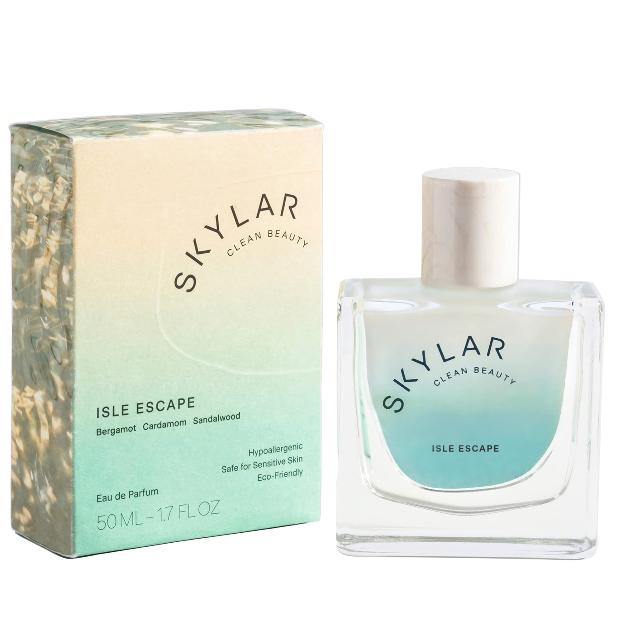 Skylar Isle Escape Eau de Parfum – Hypoallergenic, Clean Vegan Scent for Women & Men (50mL)