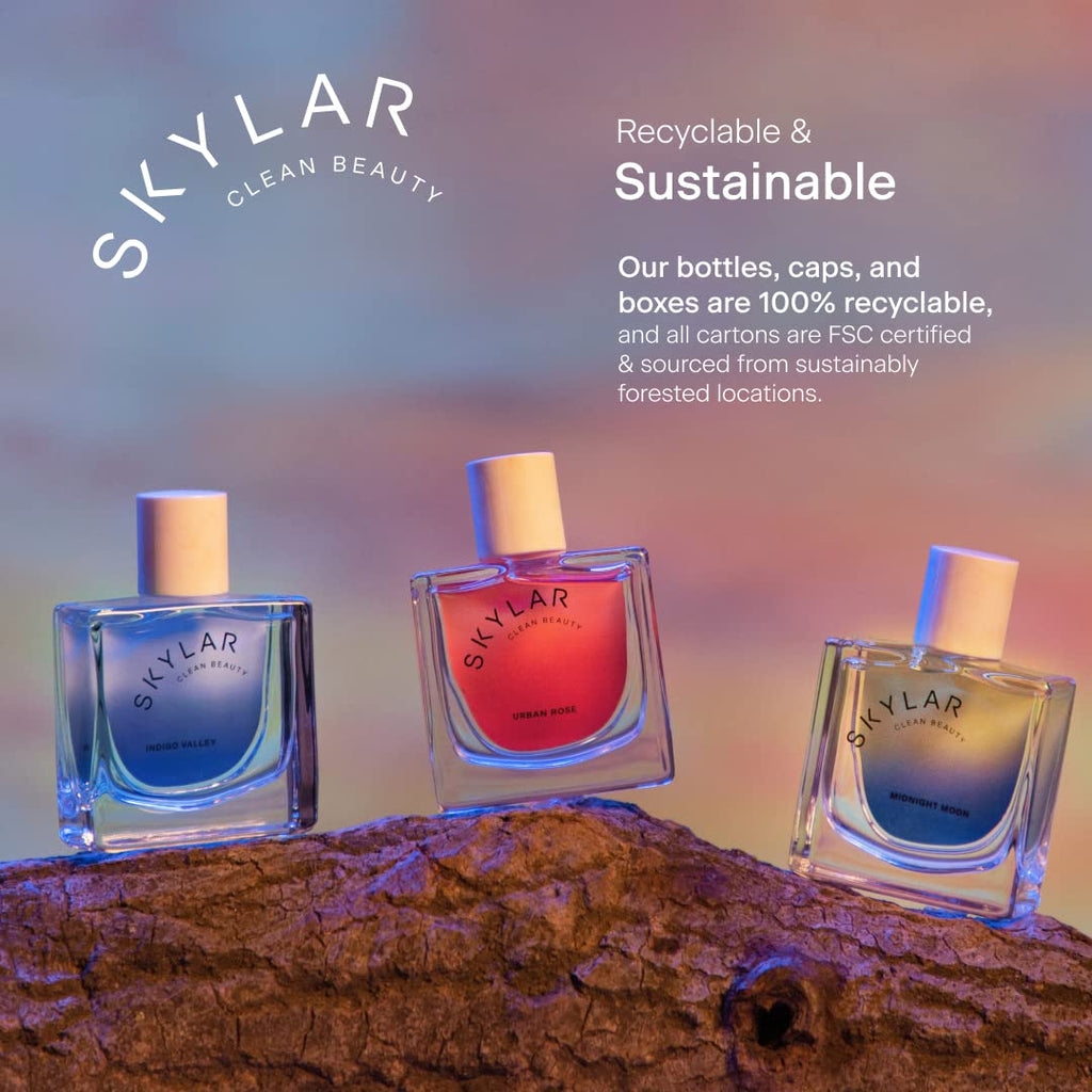 Skylar Midnight Moon Eau de Parfum – Hypoallergenic, Clean, Vegan for Sensitive Skin – 50mL