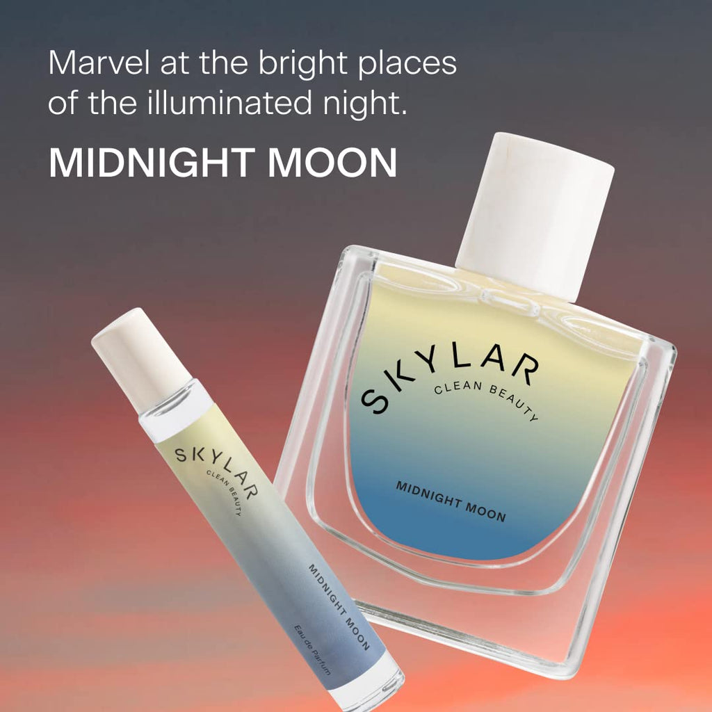 Skylar Midnight Moon Eau de Parfum – Hypoallergenic, Clean, Vegan for Sensitive Skin – 50mL