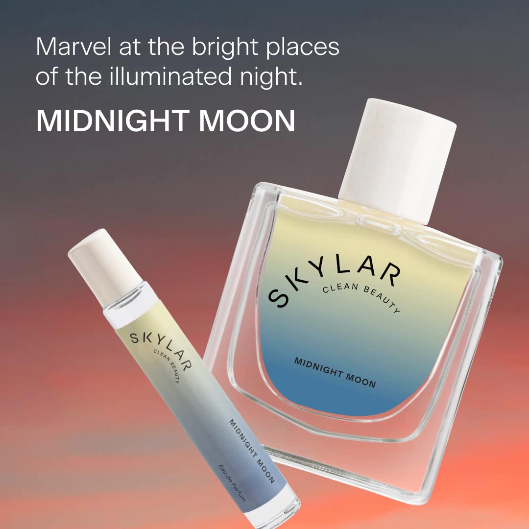 Skylar Midnight Moon Eau de Parfum – Hypoallergenic, Clean, Vegan for Sensitive Skin – 50mL