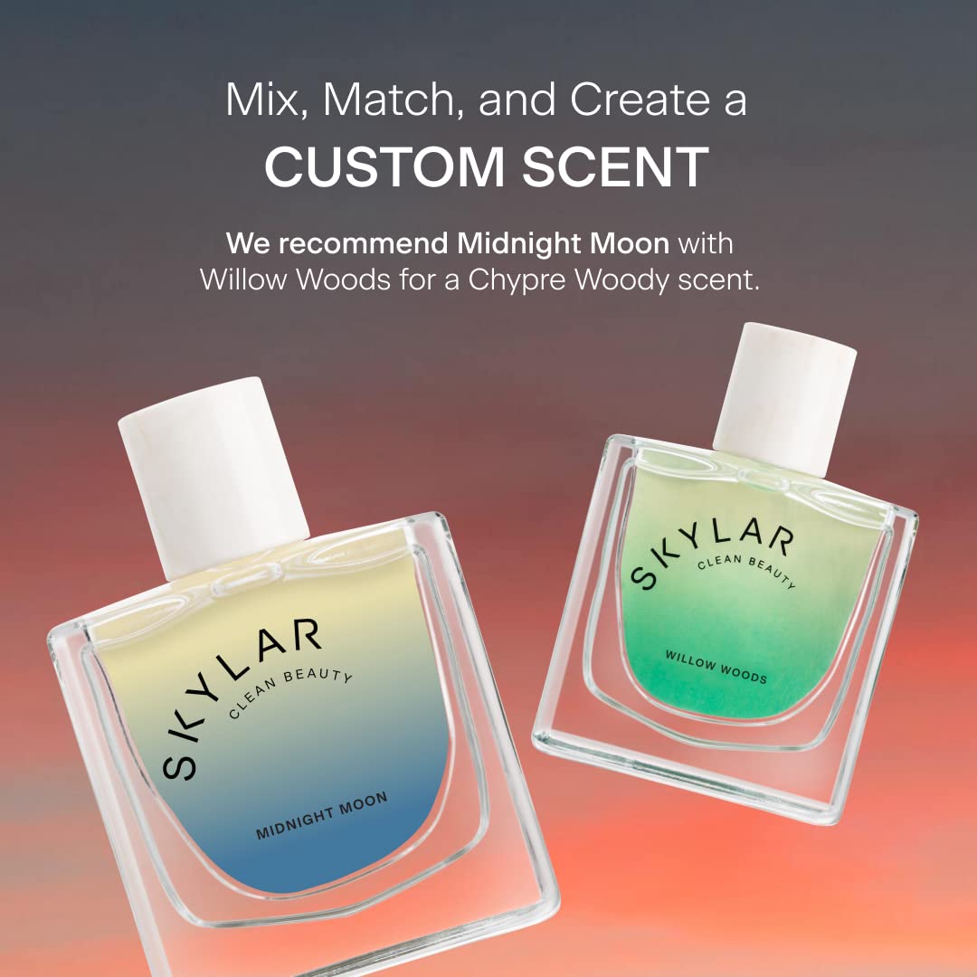 Skylar Midnight Moon Eau de Parfum – Hypoallergenic, Clean, Vegan for Sensitive Skin – 50mL