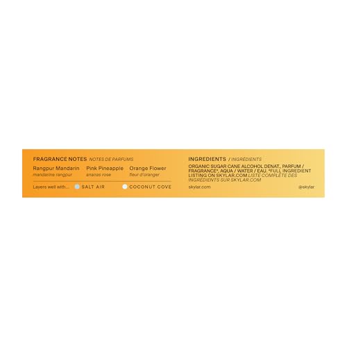 Skylar Citrus Reverie Eau de Parfum – Hypoallergenic, Vegan Clean Fragrance (10mL) | Unisex Citrus Floral