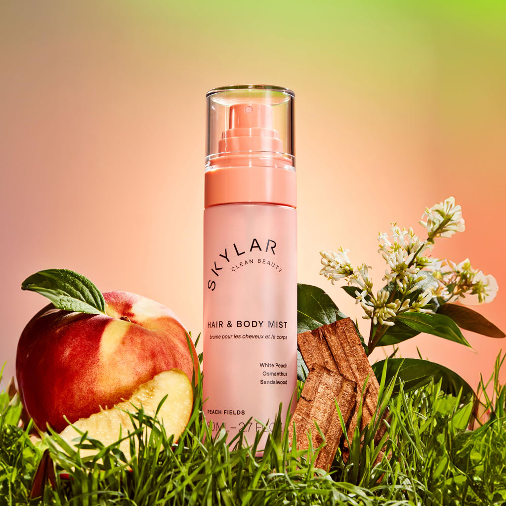 Skylar Peach Fields Hair & Body Mist – Hypoallergenic, Clean Fragrance | Vegan & Cruelty-Free | 80 ml
