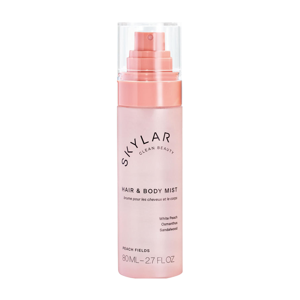 Skylar Peach Fields Hair & Body Mist – Hypoallergenic, Clean Fragrance | Vegan & Cruelty-Free | 80 ml
