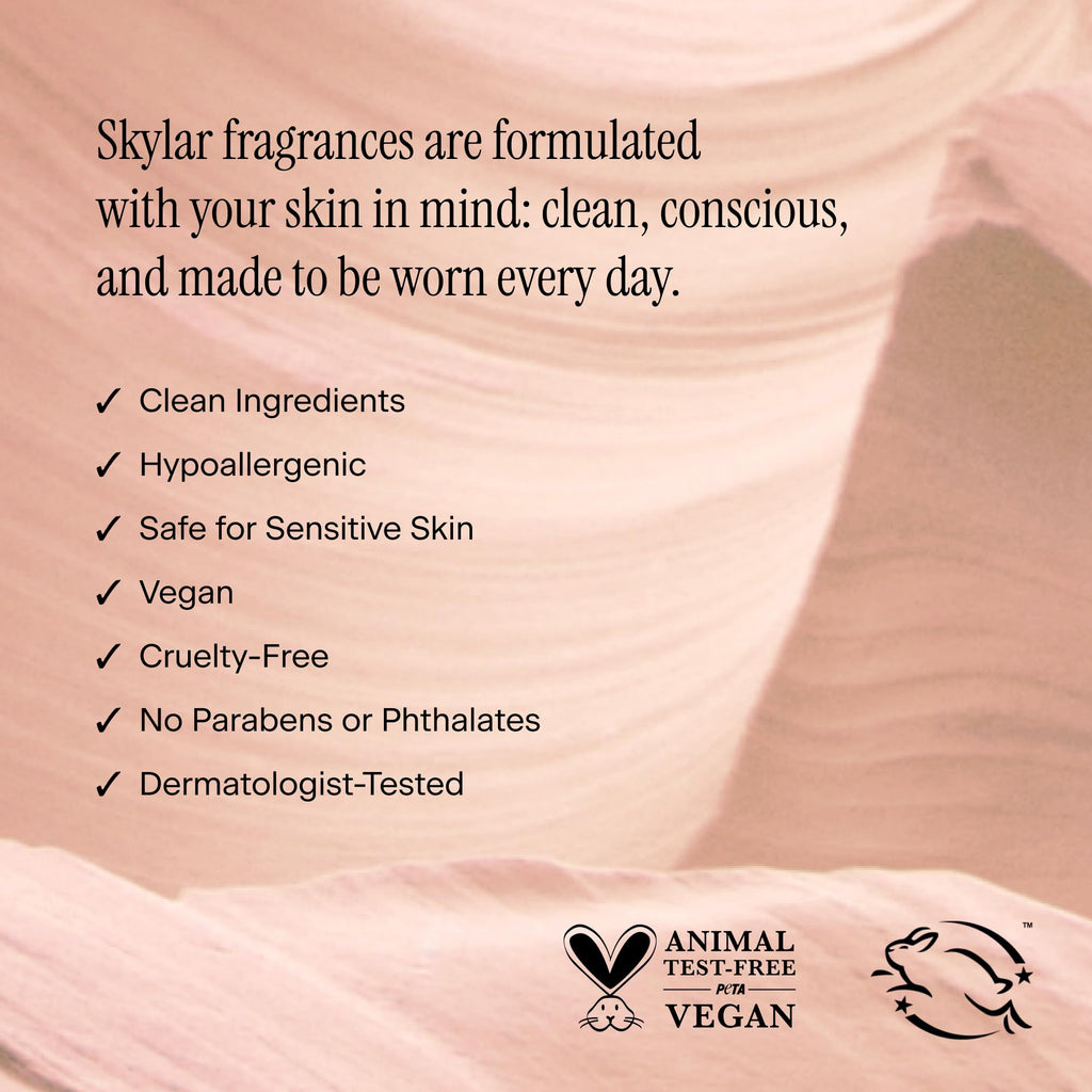 Skylar Pink Canyon Eau de Parfume – Hypoallergenic Woody Citrus Perfume for Sensitive Skin | 1.7 oz