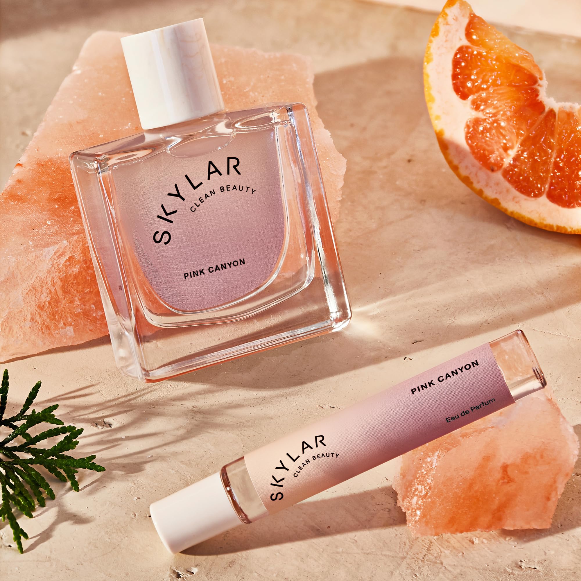 Skylar Pink Canyon Eau de Parfume – Hypoallergenic Woody Citrus Perfume for Sensitive Skin | 1.7 oz