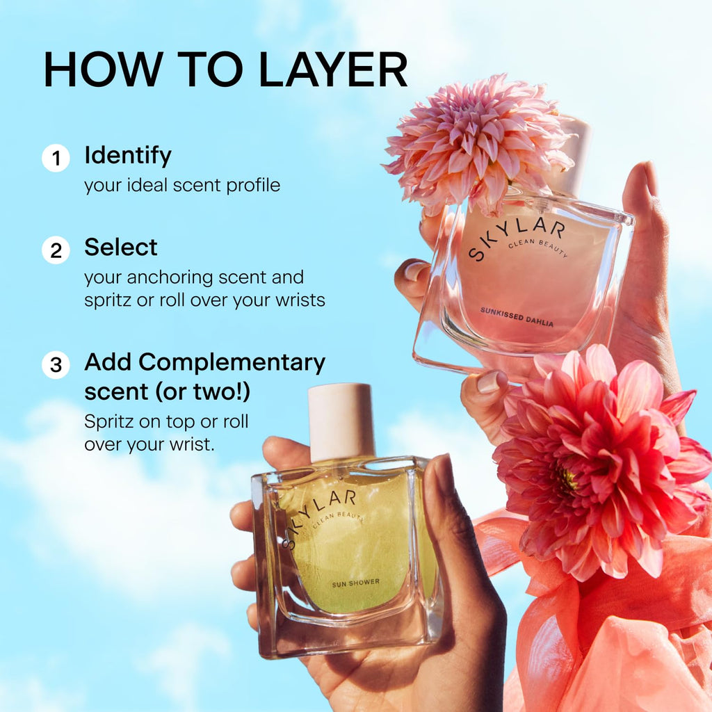 Skylar Sunkissed Dahlia EDP | Hypoallergenic, Clean Vegan Floral – 50 mL