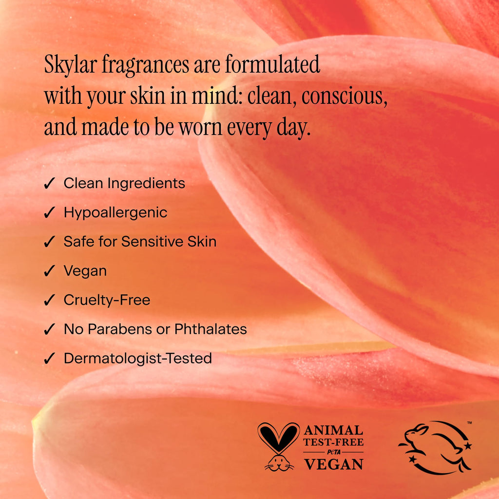 Skylar Sunkissed Dahlia EDP | Hypoallergenic, Clean Vegan Floral – 50 mL