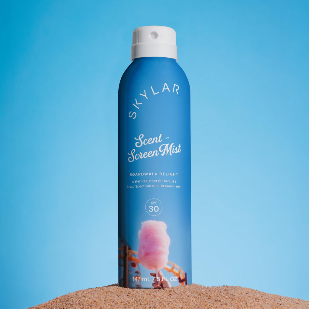 Skylar Sunscreen Mist SPF 30 – Broad Spectrum, 80 Min Water-Resistant, Boardwalk Delight