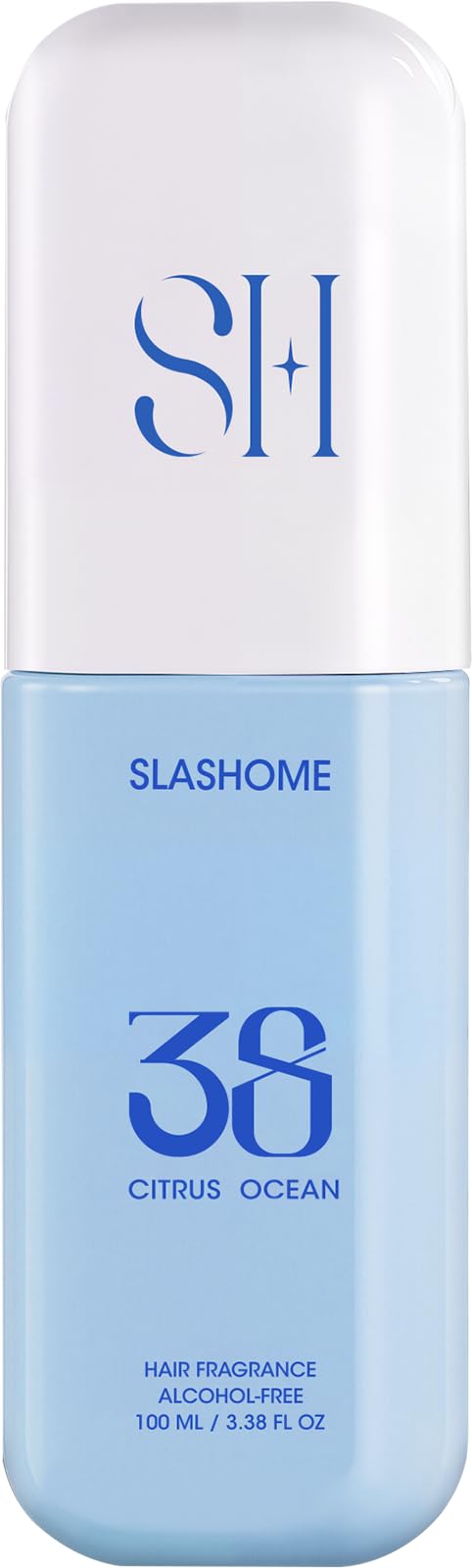 Slashome Hair Perfume Citrus Ocean – Alcohol-Free, Long-Lasting Refresh for Hair, Body & Fabric (100ml)