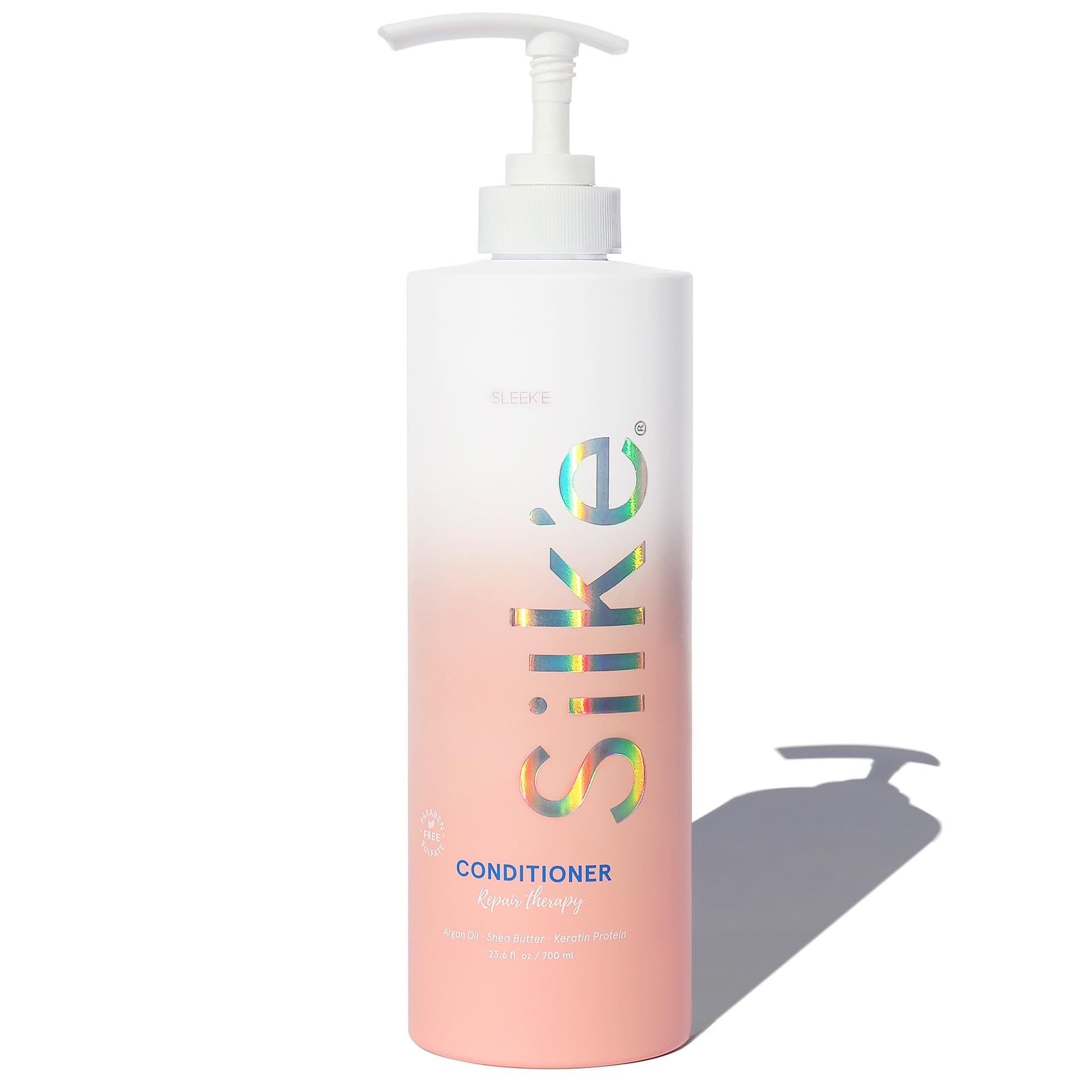 Silk'e Repair Therapy Conditioner 23.6 oz | Deep Conditioning for Damaged & Dry Hair | Paraben & Sulfate Free | Sleek'e