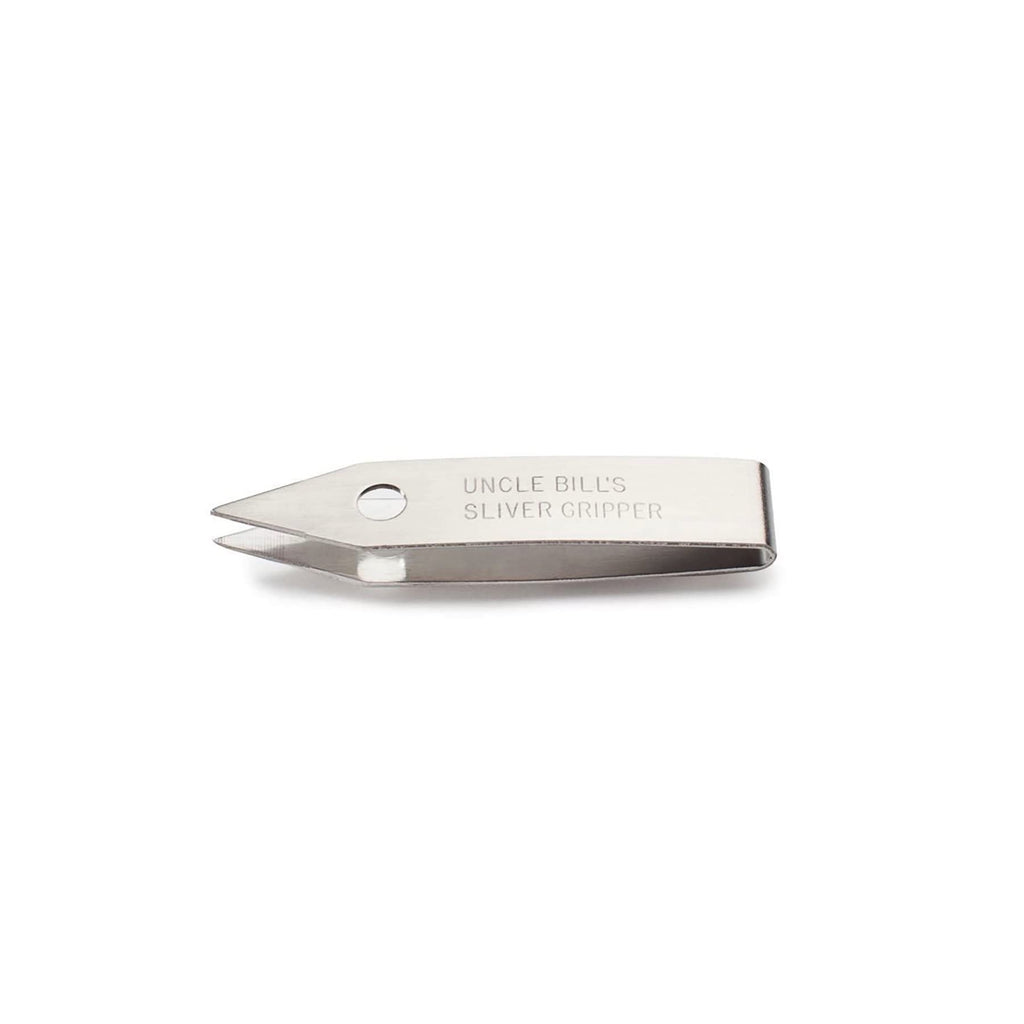 2 Pack Uncle Bill's Sliver Gripper Tweezers – USA-Made, Precision Ground Points