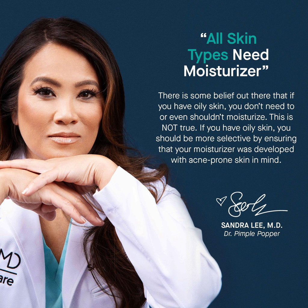 SLMD by Dr. Pimple Popper Hyaluronic Acid Face Moisturizer – 2 oz, Lightweight, Oil-Free Hydration for All Skin Types