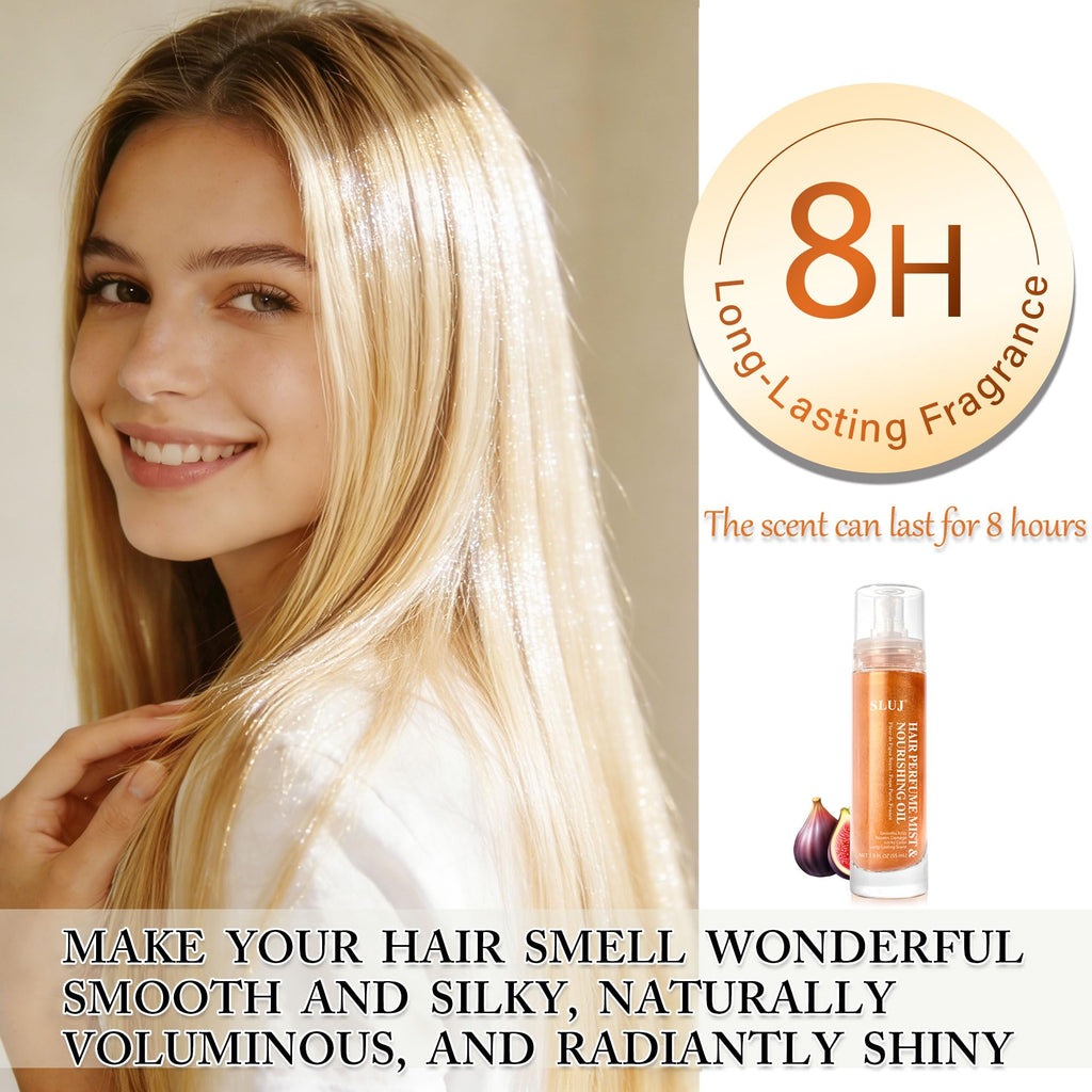 SLUJ Hair Perfume for Women – Argan Oil, Bronze Shimmer, Heat Protection