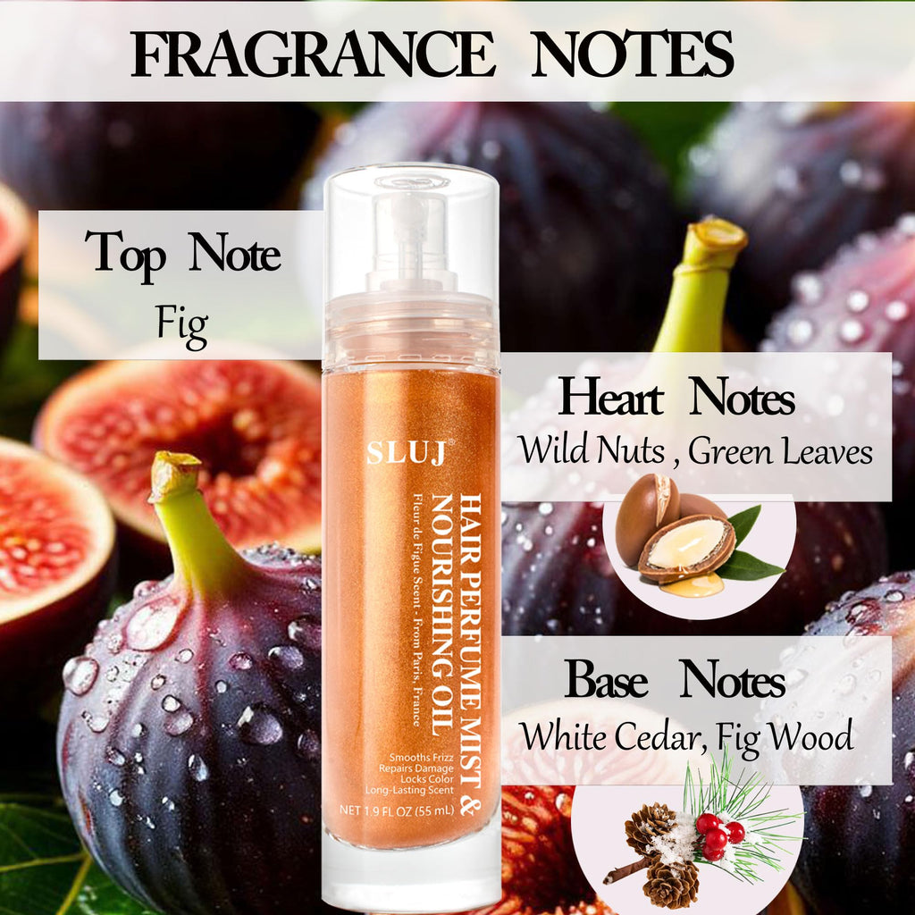 SLUJ Hair Perfume for Women – Argan Oil, Bronze Shimmer, Heat Protection