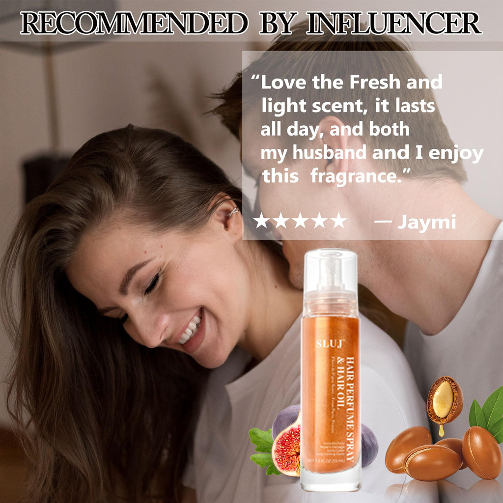 SLUJ Hair Perfume for Women – Argan Oil, Bronze Shimmer, Heat Protection