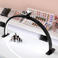 SLYFTE Large Half Moon LED Nail Desk Light – Foldable Arch Lamp (Black)