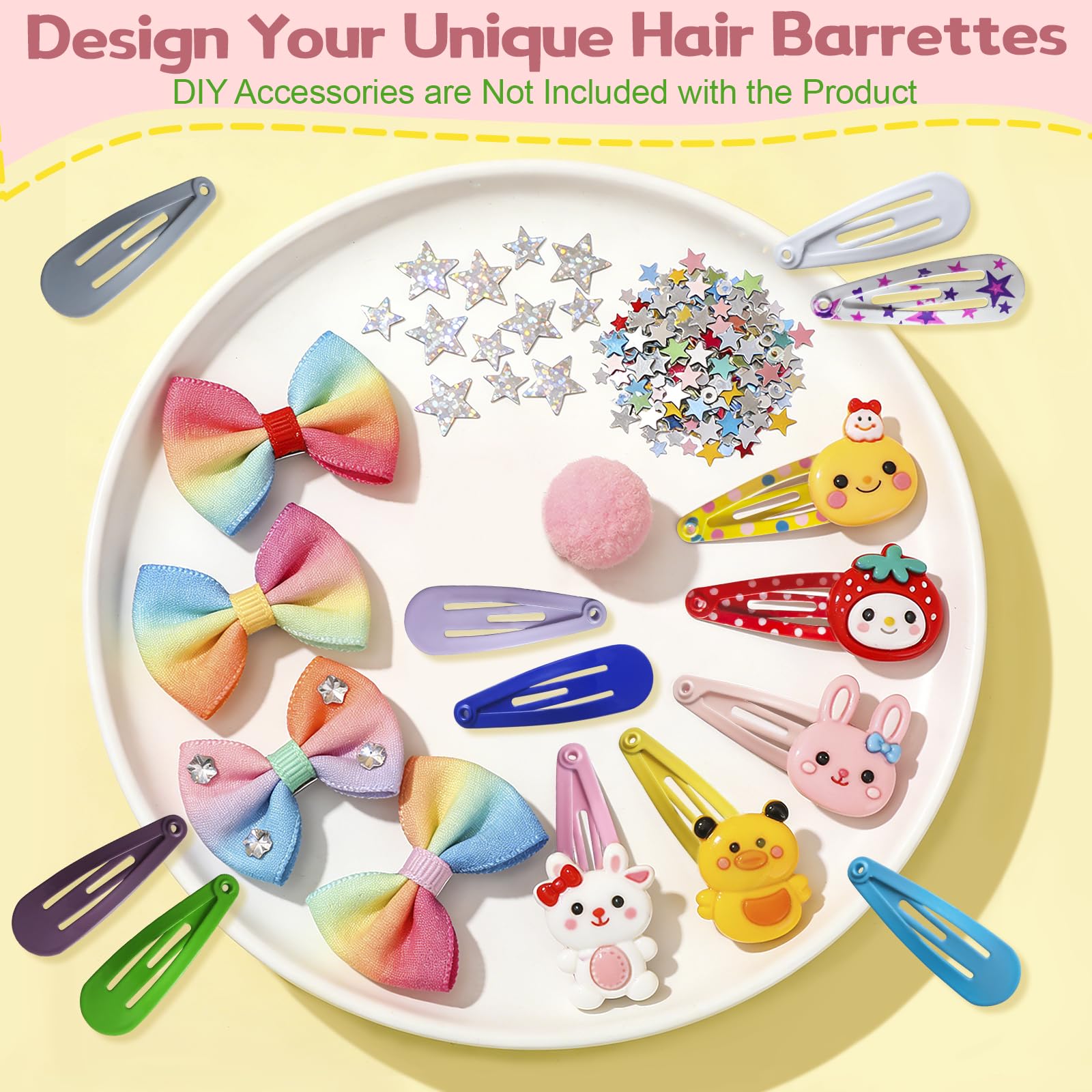 SLYFTE Premium Snap Mini Hair Clips – 120-Count, 30 Colors for Kids
