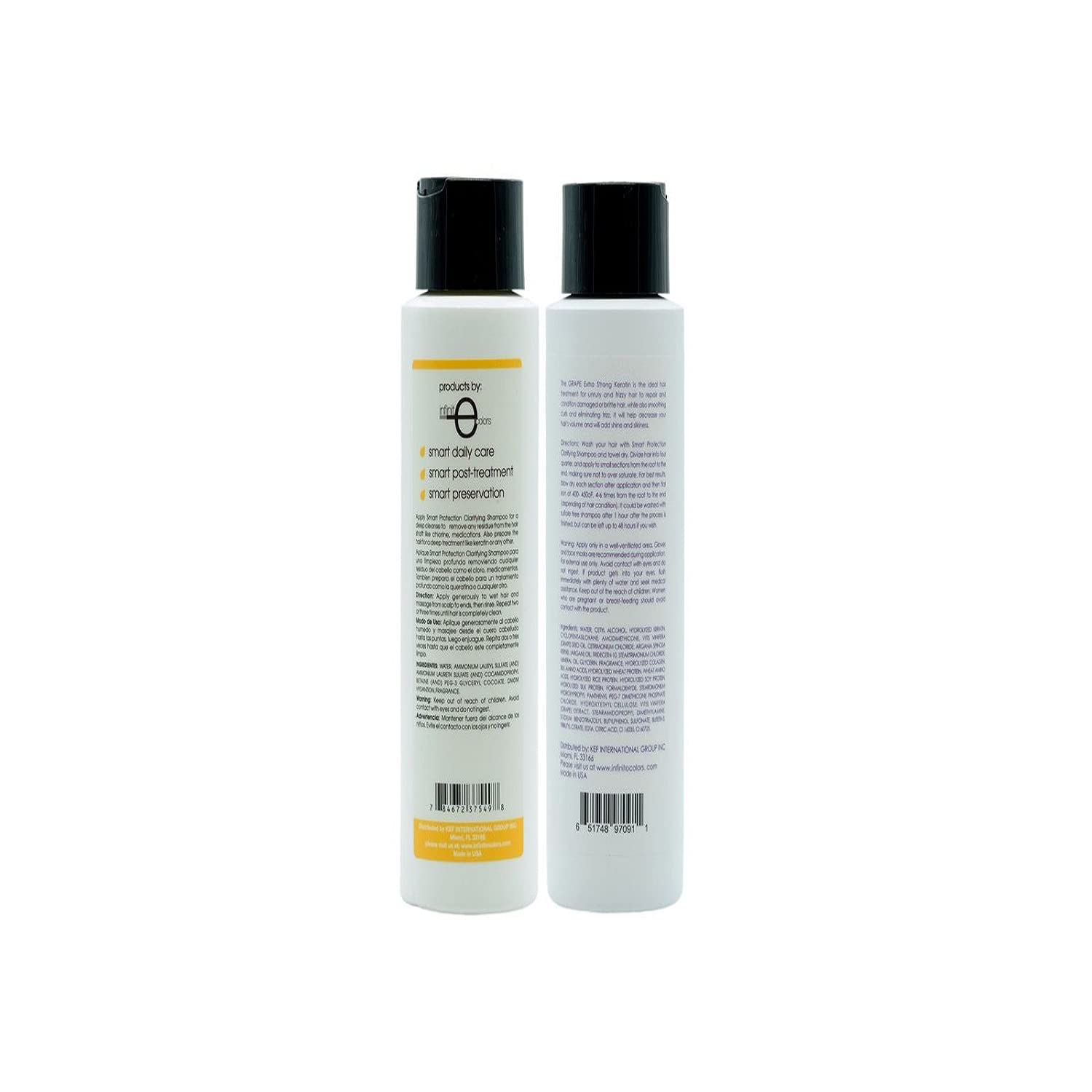 Smart Protection Grape Ultra Strong Keratin Treatment with Clarifying Shampoo 16oz