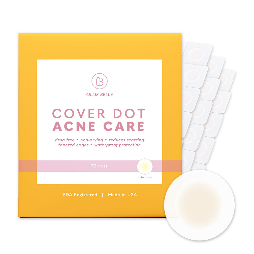 SMARTMED Cover Dot Acne Care – 72 Hydrocolloid Patches, Clear & Waterproof