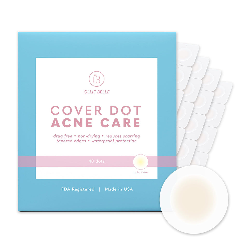 SMARTMED Cover-Dot Acne Care Patches – Waterproof Clear Dots, 48 Count