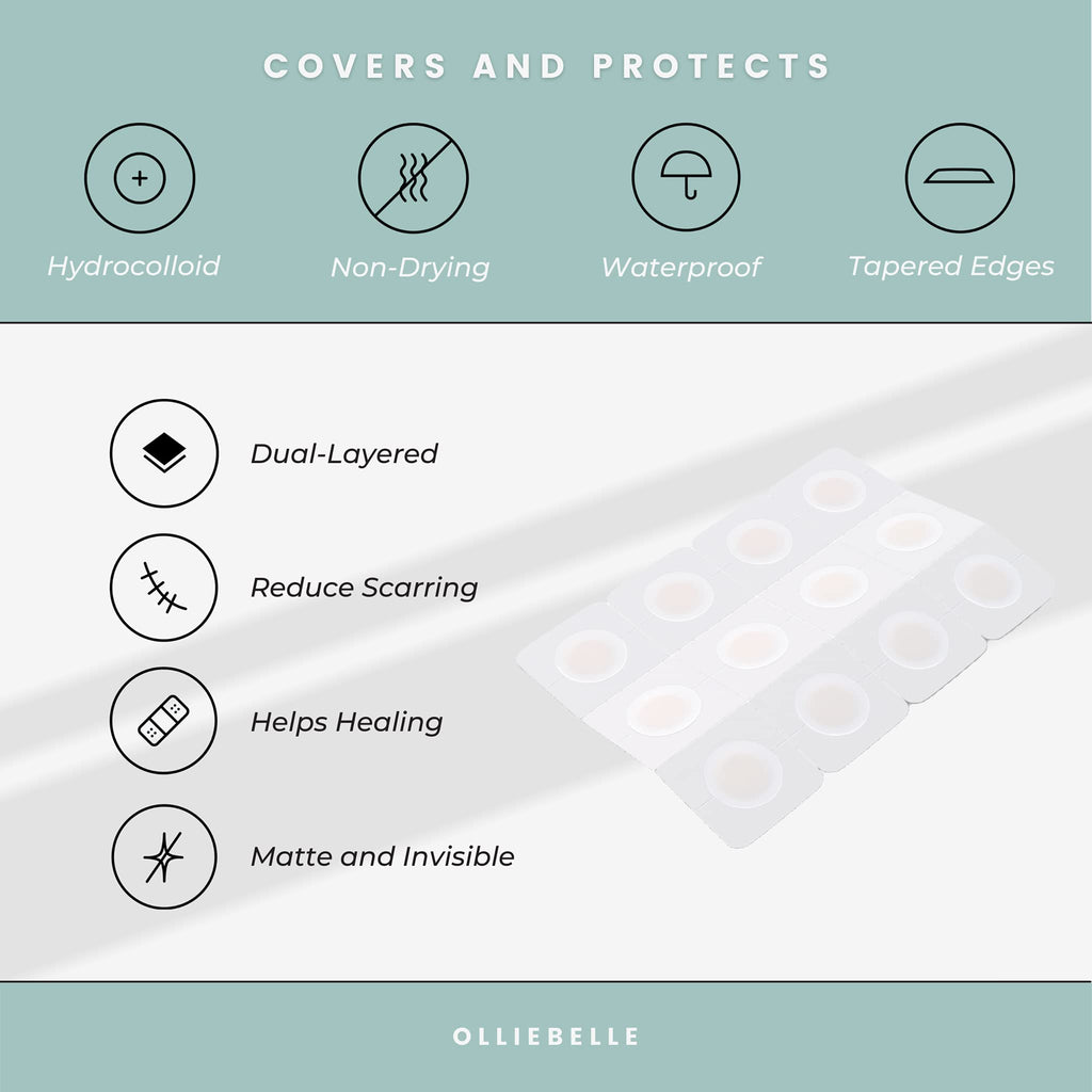 SMARTMED Cover-Dot Acne Care Patches – Waterproof Clear Dots, 48 Count
