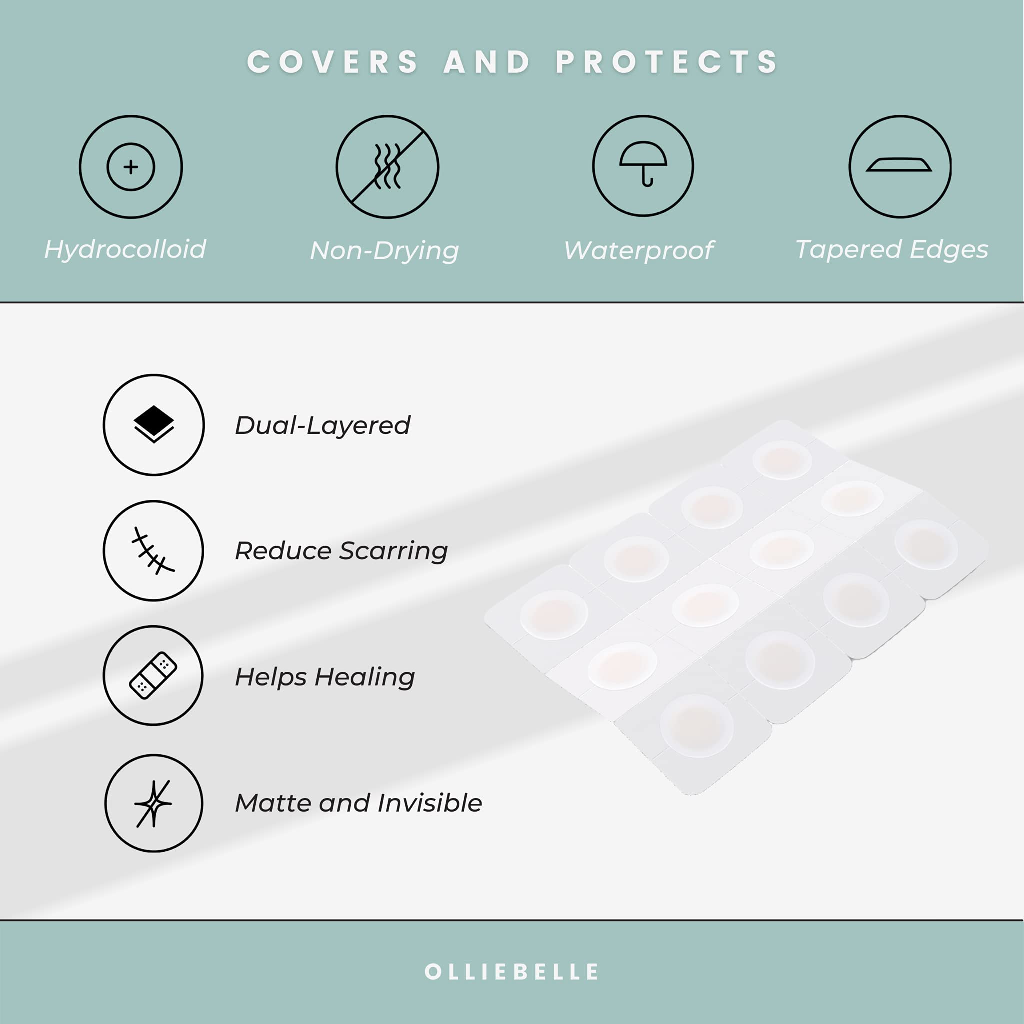 SMARTMED Cover Dot Acne Care – 72 Hydrocolloid Patches, Clear & Waterproof