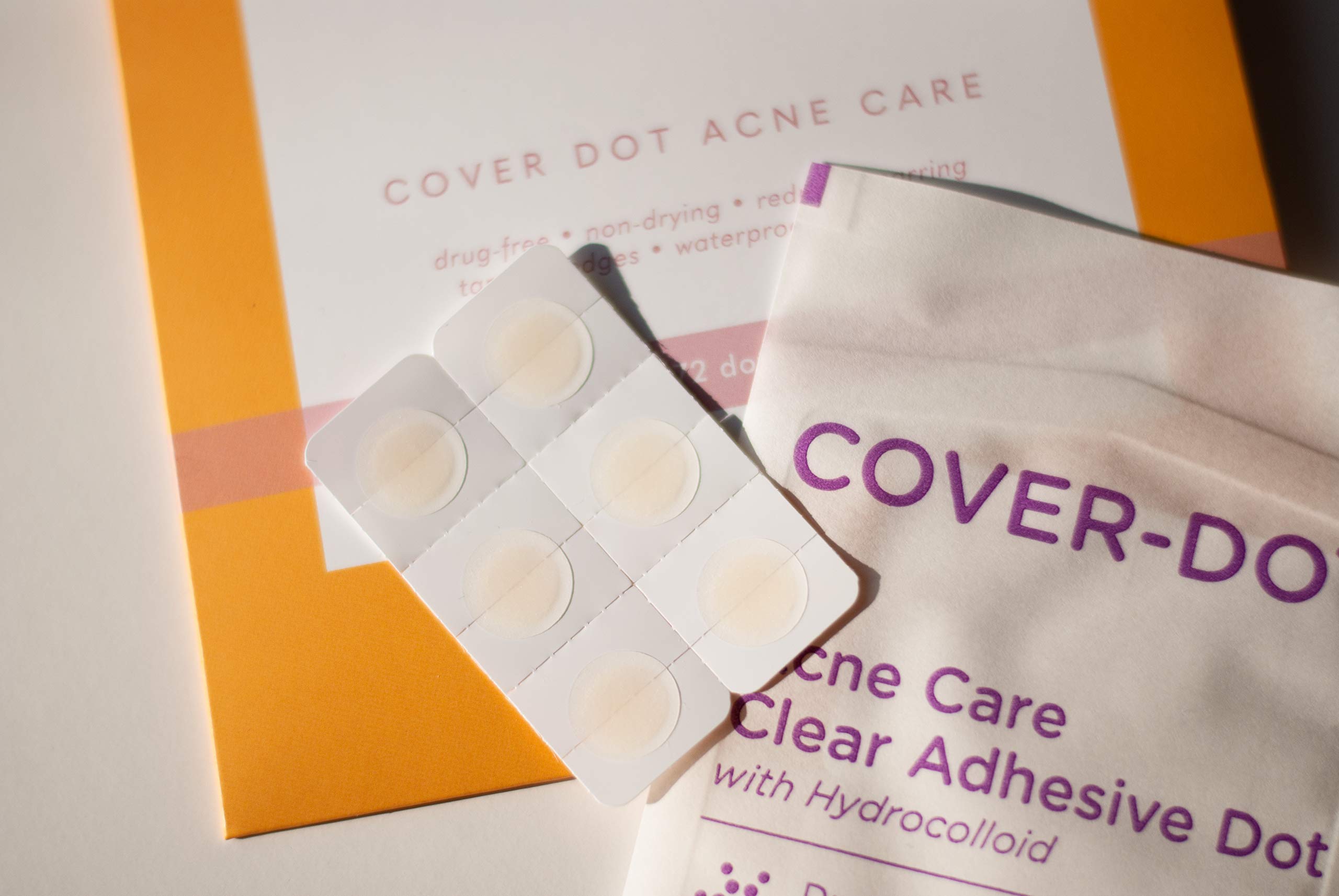SMARTMED Cover Dot Acne Care – 72 Hydrocolloid Patches, Clear & Waterproof