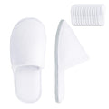 6/12 Pairs Disposable Slippers for Guests – SMDZME Unisex Bulk Spa Slippers, Non-Slip 8.5mm EVA Sole, Washable