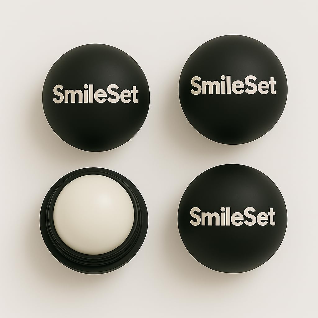 SmileSet Hydrating Lip Balm Sphere — Pack of 4 | Lasting Moisture
