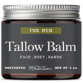SMNutrition Beef Tallow Balm for Men – Unscented, Grass-Fed & Cruelty-Free Face & Body Moisturizer | 2 oz