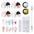 SMSMYXF Solid Builder Gel 15g — Clear, Non-Sticky Extensions for Home or Salon