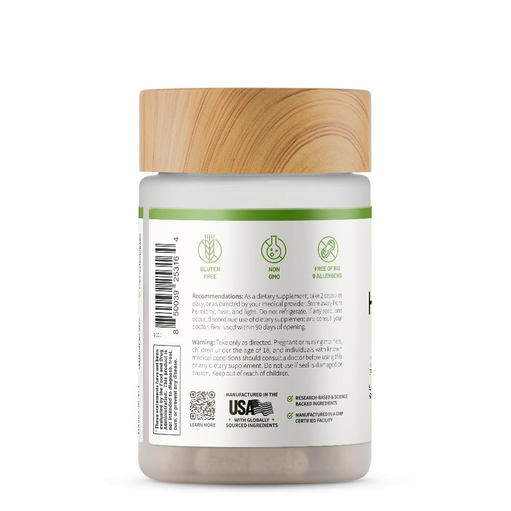 Snap Supplements Hair Growth – Supports Hair & Beard Growth (60 Capsules)