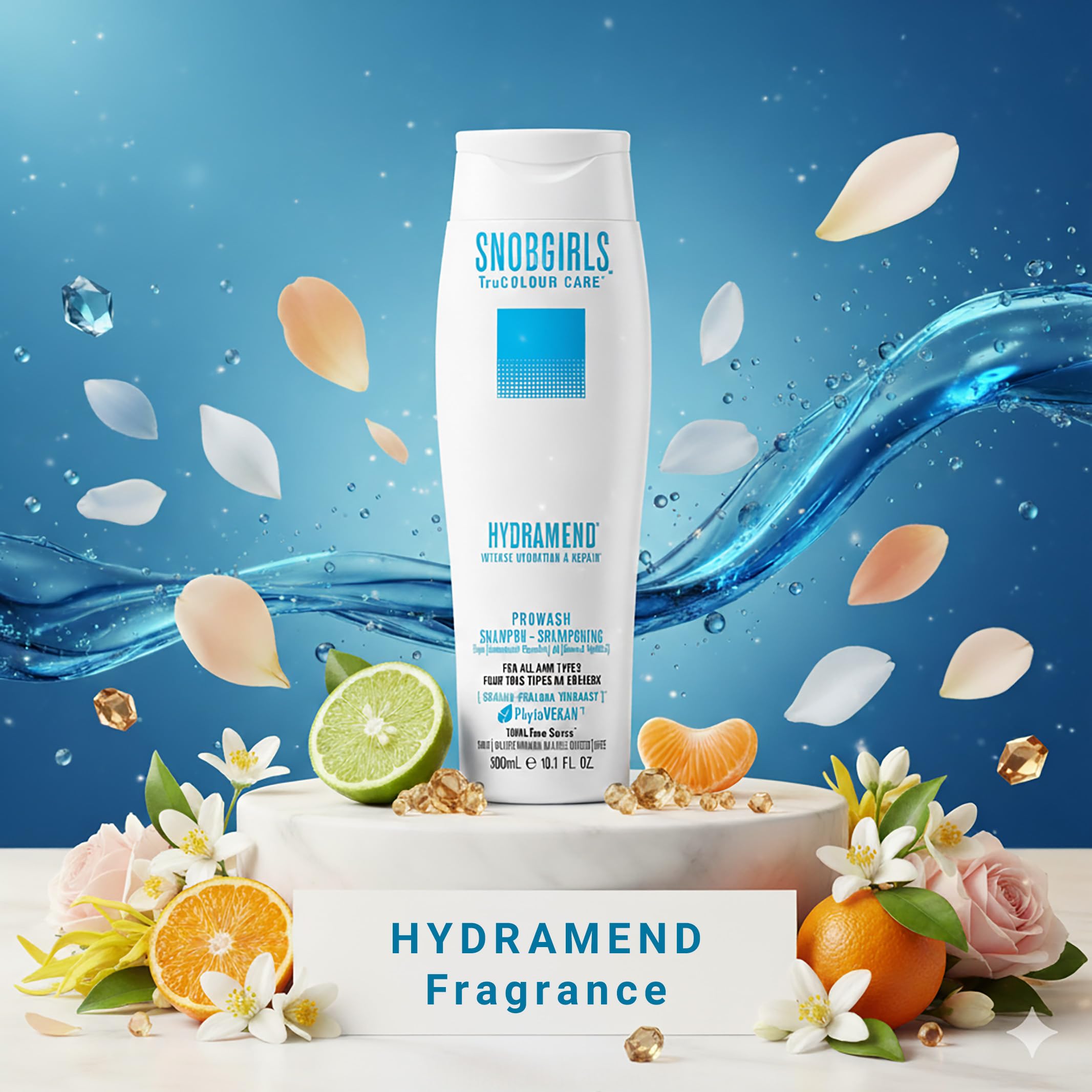 SNOB GIRLS Hydramend Shampoo for Color-Treated Hair – Hydrate, Repair & Color Care | Vegan Formula