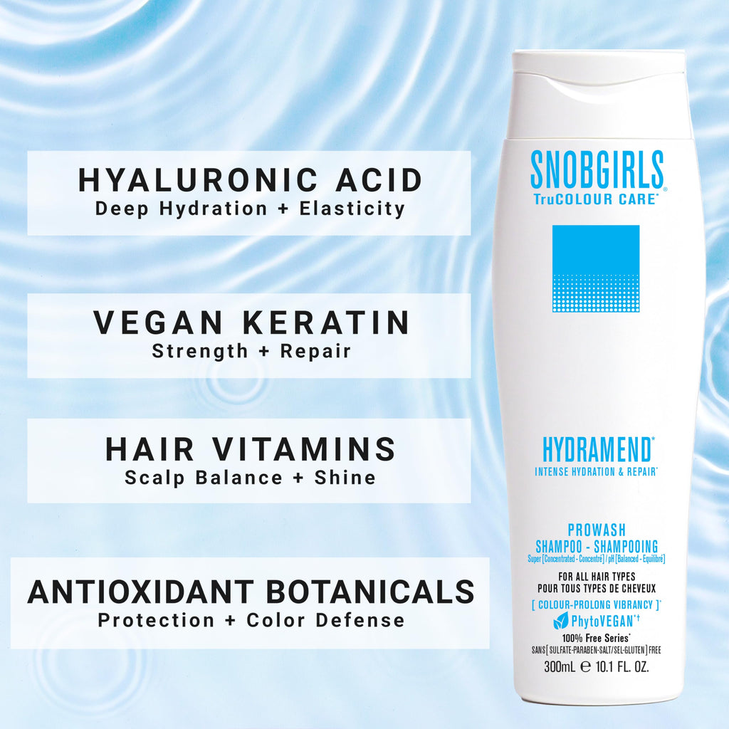 SNOB GIRLS Hydramend Shampoo for Color-Treated Hair – Hydrate, Repair & Color Care | Vegan Formula