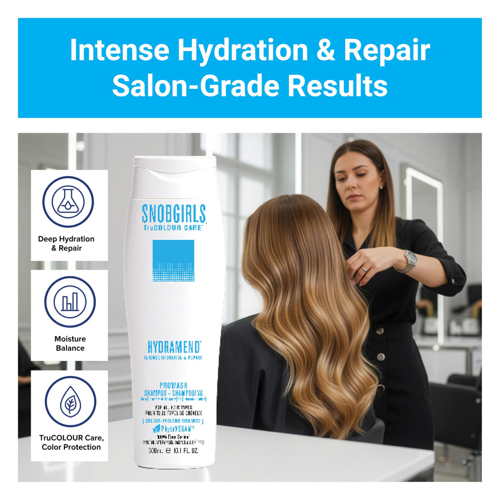 SNOB GIRLS Hydramend Shampoo for Color-Treated Hair – Hydrate, Repair & Color Care | Vegan Formula