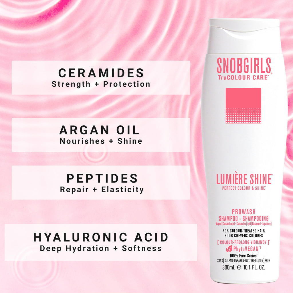 SNOBGIRLS Lumière Highcure: Color-Perfecting Shampoo for Highlighted & Bleached Hair – Vegan, Sulfate-Free