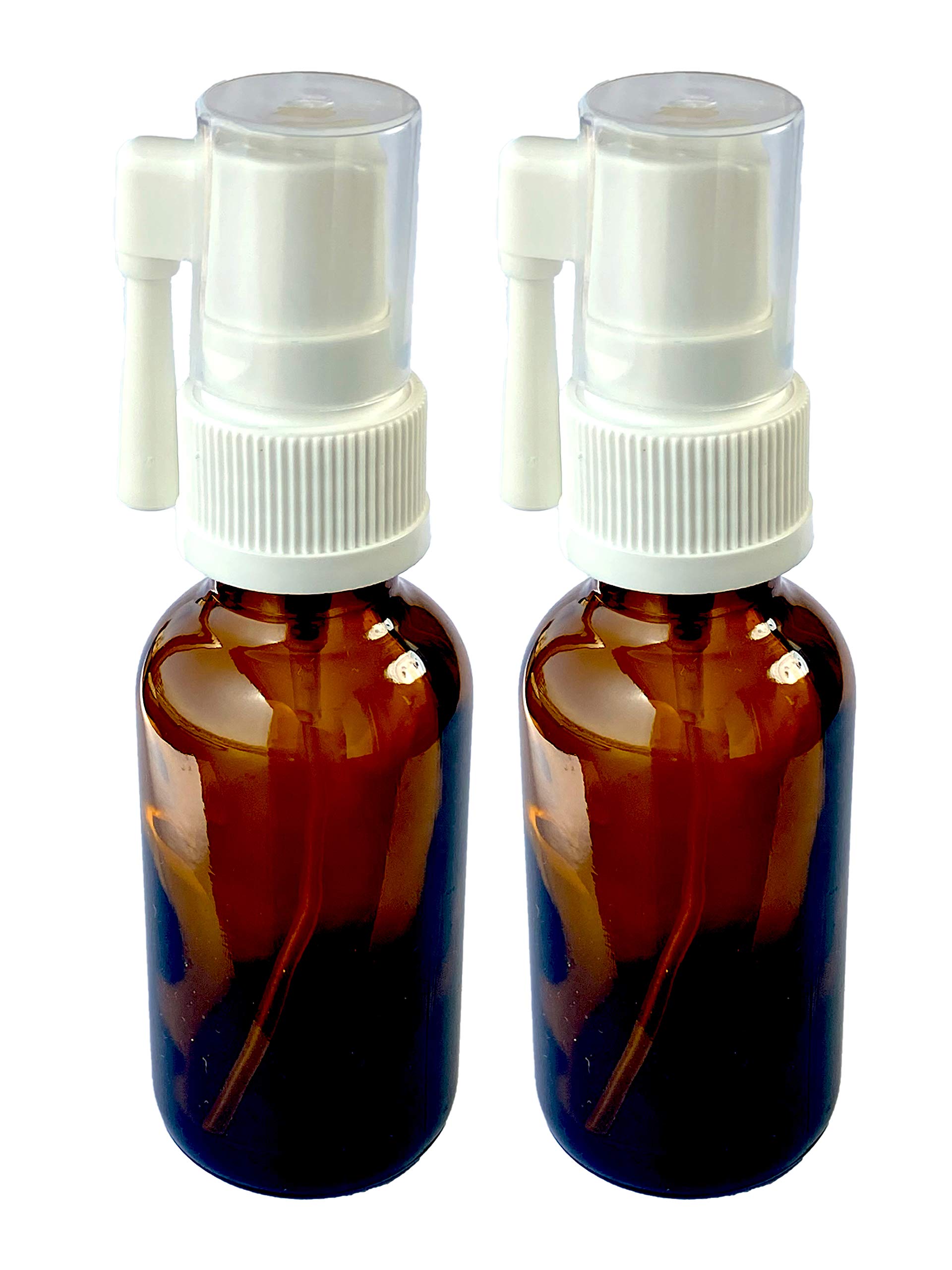 Snoot! Amber Glass 30ml Bottle with Sprayers – Empty 6-Pack