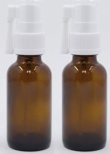 Snoot! Amber Glass 30ml Bottle with Sprayers – Empty 6-Pack