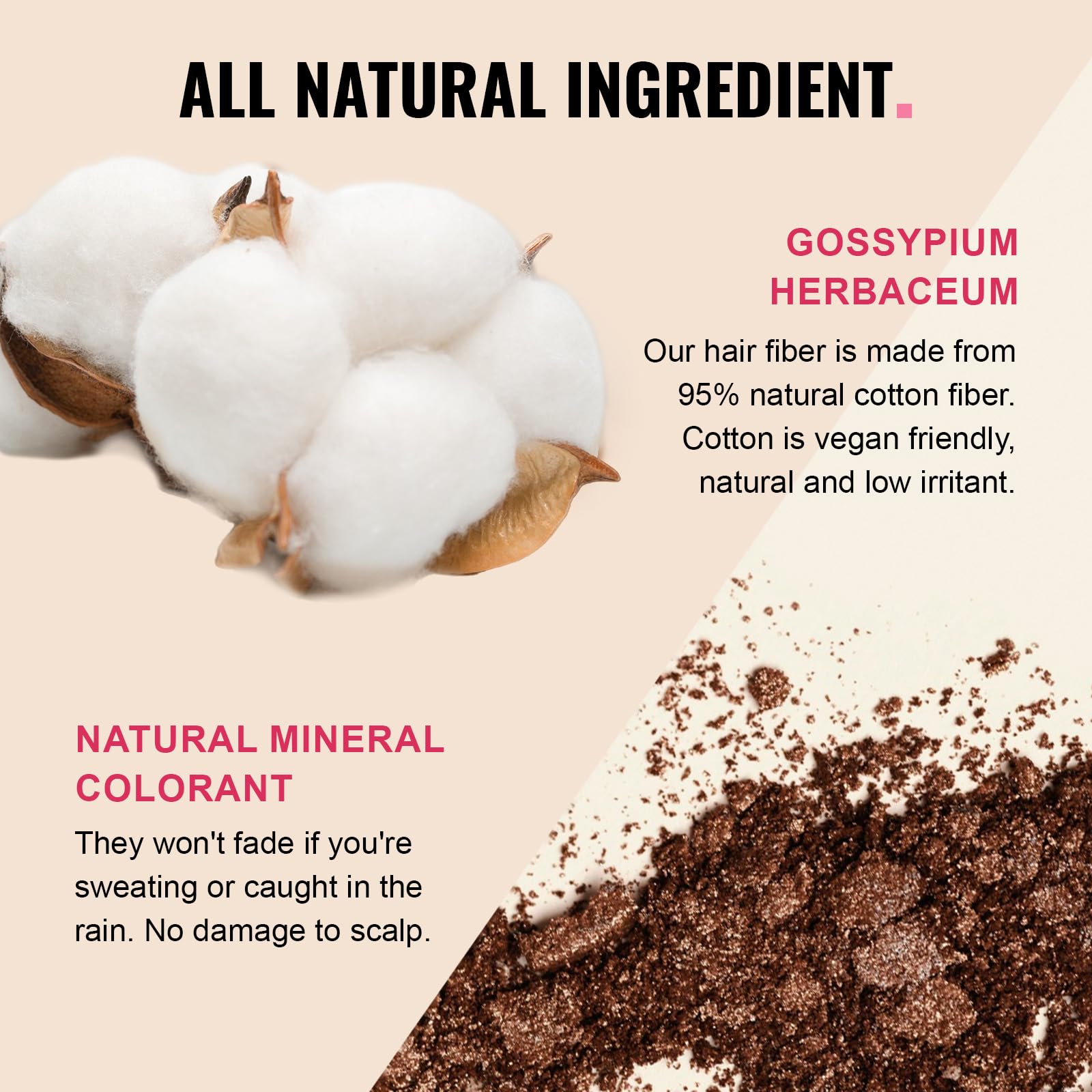 SNOWSEN Hair Building Fibers for Thinning Hair – 27.5g Dark Brown with Applicator Pump