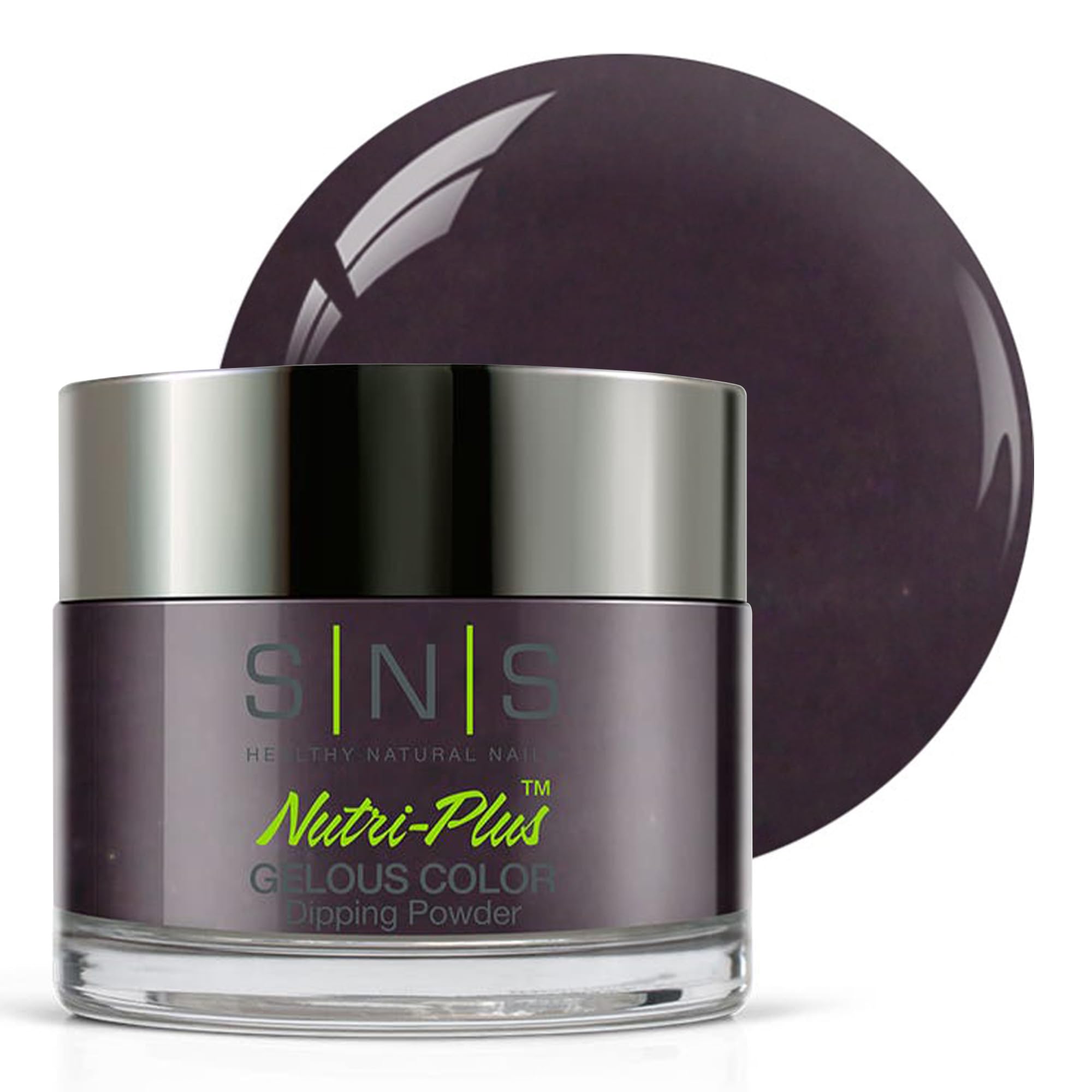 SNS Nail Dip Powder - Armed To The Nails (Purple/Brown, Shimmer) | 1oz | 14 Day Wear, Low Odor, No UV Lamp