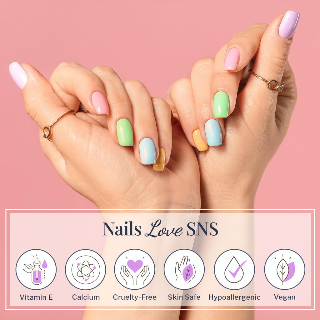 SNS Dip Base Coat for Dip Powder Nails – Long-Lasting, Low Odor, No UV Lamp
