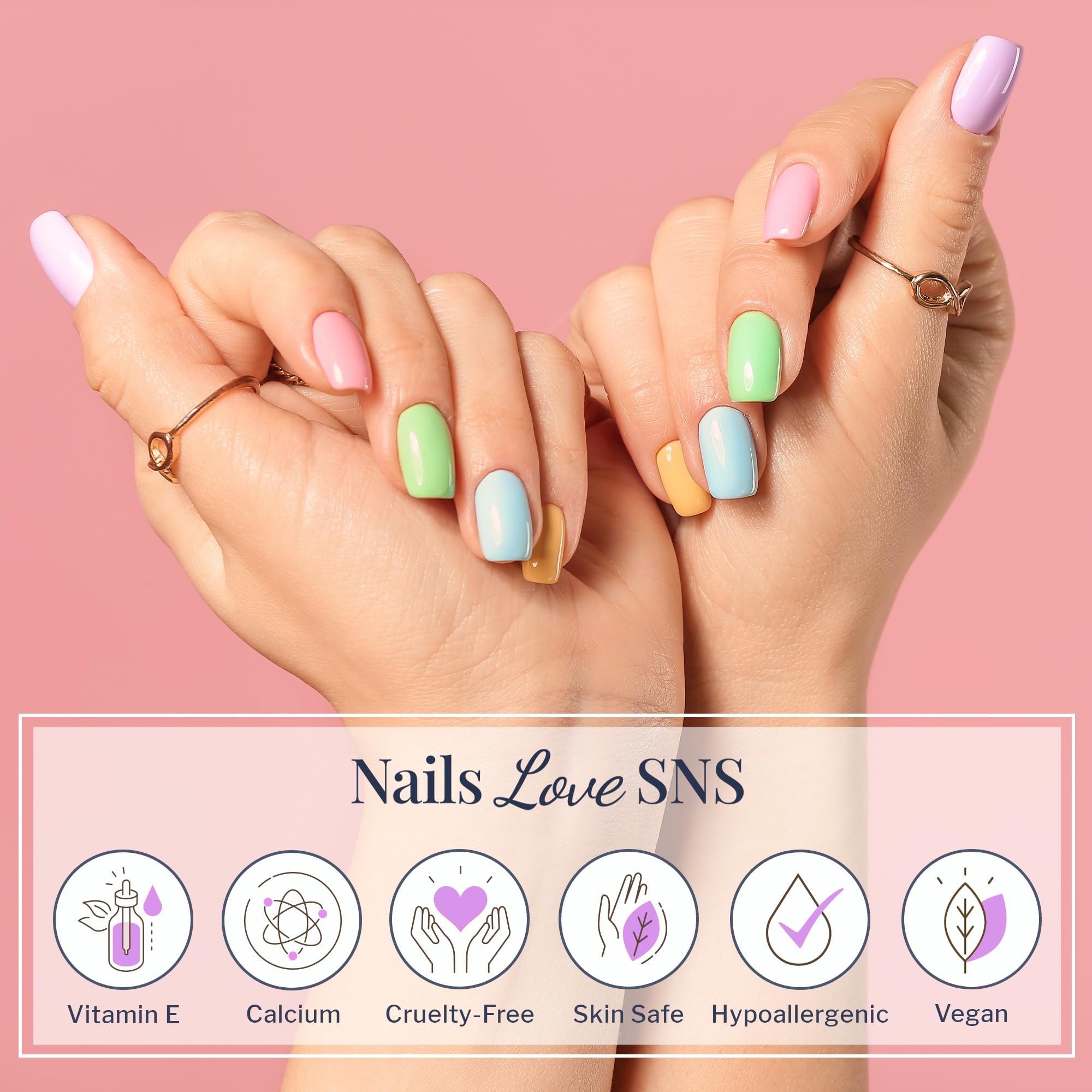 SNS Dip Base Coat for Dip Powder Nails – Long-Lasting, Low Odor, No UV Lamp